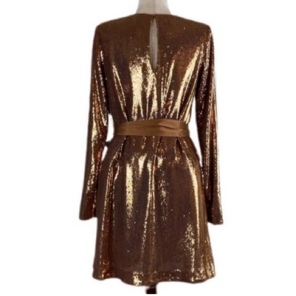 New Ramy Brook Helen  Sequin Cocktail Dress - Picture 12 of 16